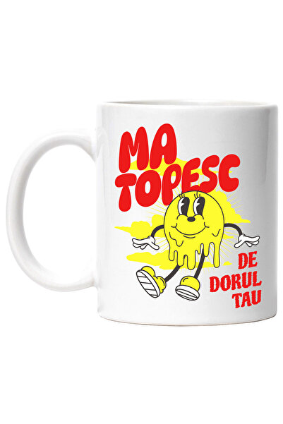 StoryGift Romania Cana cu Soare Vesel Topindu-se Text Romantic Ma Topesc De D...