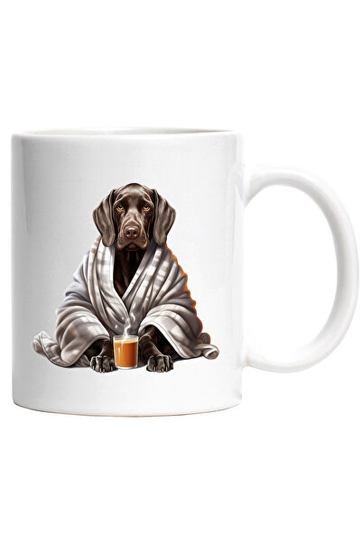 StoryGift Romania Cana cu un caine putin trist | bolnav | pahar cu ceai | tre...