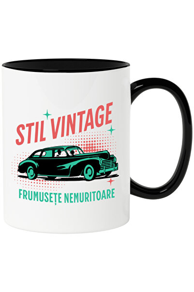 StoryGift Romania Cana masina stil vintige frumusete nemuritoare masina clasi...