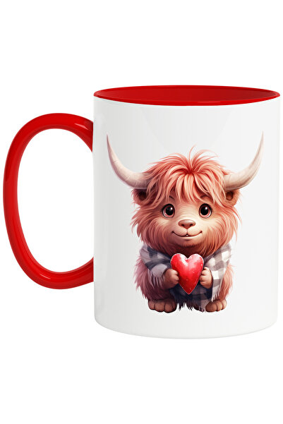 StoryGift Romania Cana cu un zimbru care tine o inima in brate | ilustratie |...