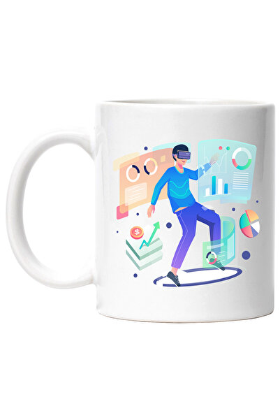 StoryGift Romania Cana Cu Ochelari VR, Moneda, Bani, Financiar, Grafic, Virtu...