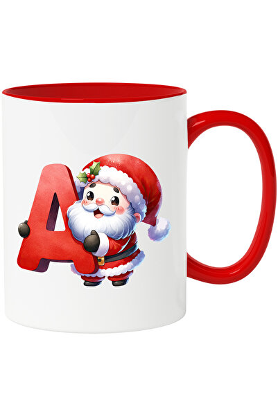 StoryGift Romania Cana cu Mos Craciun care tine litera "A" | iarna | elevi | ...