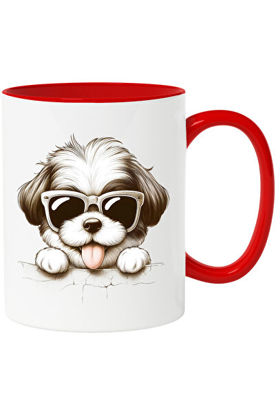 StoryGift Romania Cana cu un catel blanos care se uita peste gard | ilustrati...