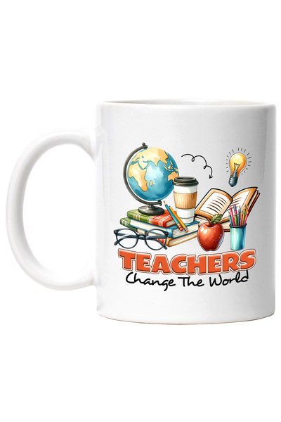 StoryGift Romania Cana cu mesajul "Teachers change the world", invatatorii sc...