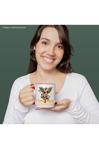 StoryGift Romania Fearless Angel Mug - Courage, Perseverance and Confidence, 330ml, Ceramic with Ma, Cu, STG.