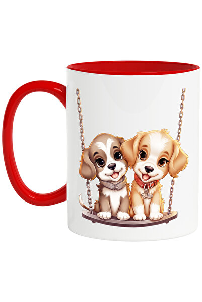 StoryGift Romania Cana cu 2 catei care se dau in leagan | ilustratie | amici ...