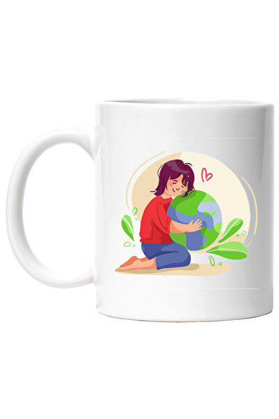 StoryGift Romania Cana Cu Copil, Planeta, Ecologie, Plante, Multicolor 330 ml...