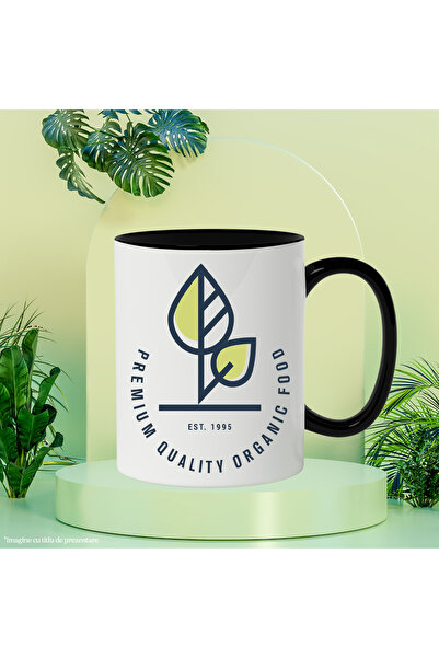 StoryGift Romania Cana Cu Mesaj In Engleza Premium Quality Organic Food, Frun...