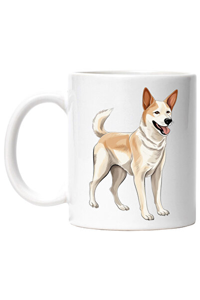 StoryGift Romania Cana cu un caine alb jucaus | limba scoasa | cuminte | recu...