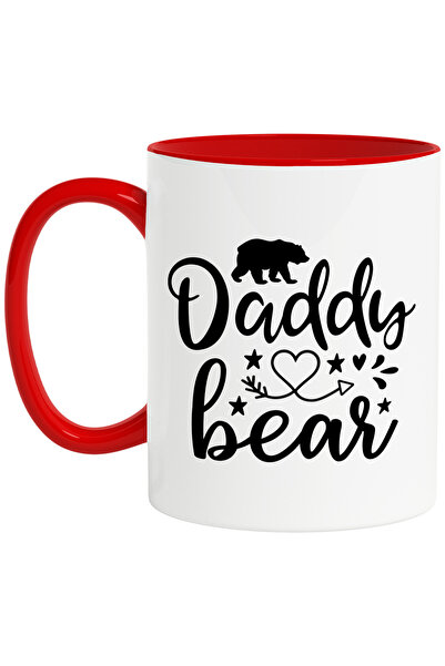StoryGift Romania Cana cu un urs si textul in engleza "Daddy bear" - tatal ur...