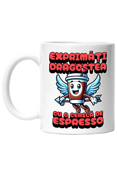 StoryGift Romania Cana Exprimati dragostea cu o ceasca de espresso, 330ml, Ce...