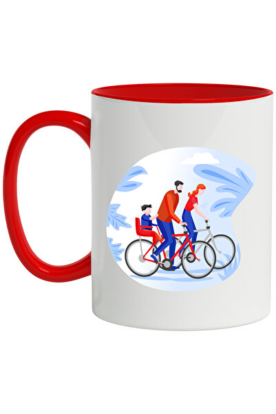 StoryGift Romania Cana Cu Bicicleta, Sport, Familie, Ciclism, Multicolor 330 ...