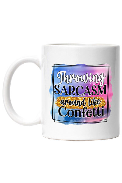 StoryGift Romania Cana cu mesajul "Throwing sarcasm around like confetti", il...