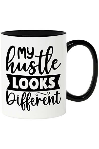 StoryGift Romania Cana cu mesajul in engleza "My hustle looks different" - mu...