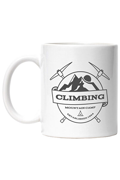 StoryGift Romania Cana Cu Mesaj In Engleza Climbing Mountain Camp, Munte, Cat...