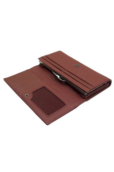 OEM Women's wallet, Burgundy, made of genuine leather, Tita - PR282