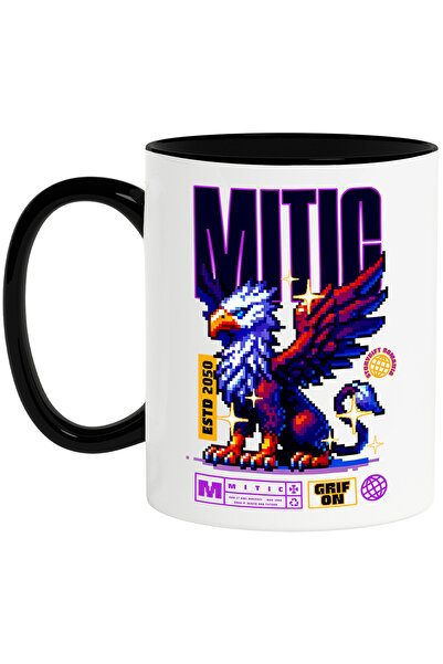 StoryGift Romania Cana Grifon creatura mitica, joc video lume virtuala, 330ml...