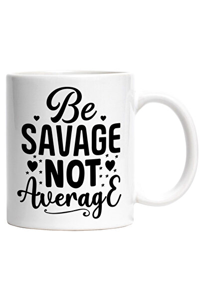 StoryGift Romania Cana cu inimioare si mesaj care te indeamna sa fii salbatic...