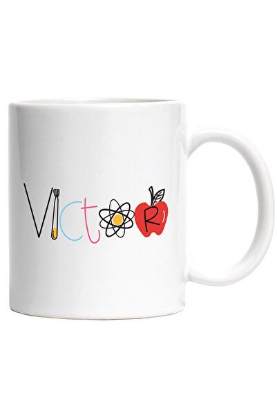 StoryGift Romania Cana Cu Numele Victor, si Mesaj Amuzant, Curios, Sociabil, ...