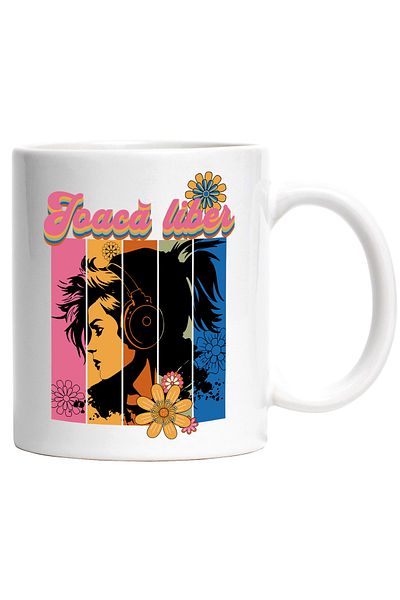 StoryGift Romania Cana Joaca Liber fata gamer joc video , 330ml, Ceramic cu Maner Alb, Cu Maner Alb