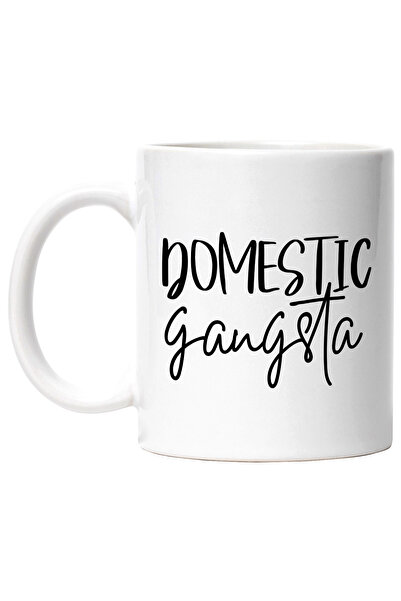 StoryGift Romania Cana cu textul in limba engleza "Domestic gangsta" - gangst...