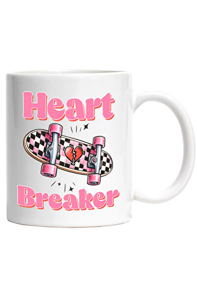 StoryGift Romania Cana cu un skateboard cu o inima zdrobita cu mesajul "Heart...