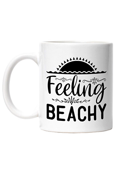 StoryGift Romania Cana cu un rasarit pe plaja si mesajul in limba engleza "Fe...