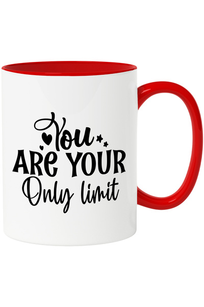 StoryGift Romania Cana cu mesaj motivational "You are your only limit" - tu e...