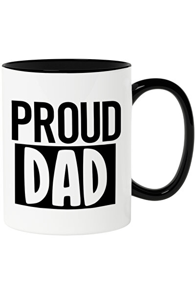 StoryGift Romania Cana cu Textul in Engleza Proud Dad, Tata Mandru de Copii, ...