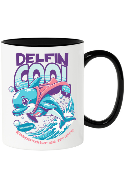 StoryGift Romania Cana Delfin cool, super erou, raspanditor de fericire, 330m...