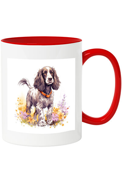 StoryGift Romania Cana cu un catel blanos care se uita in departare | natura ...