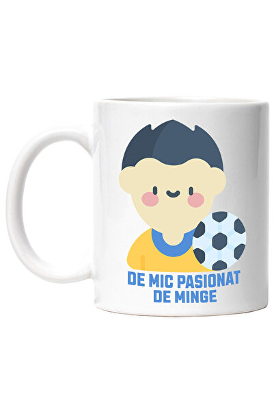 StoryGift Romania Cana Baiat si minge fotbal de mic pasionat de minge, 330ml,...