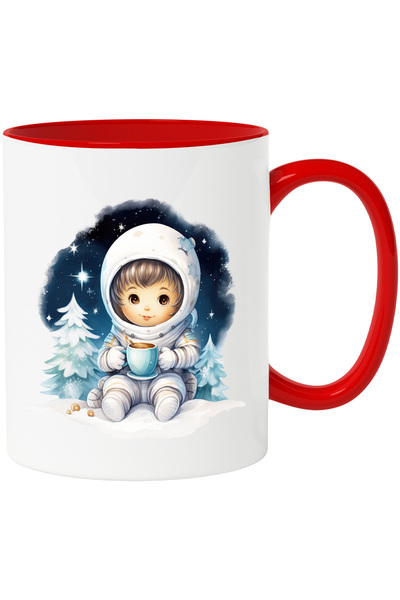 StoryGift Romania Cana cu o fetita in costum de astronaut | ilustratie | braz...