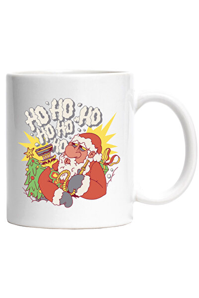 StoryGift Romania Cana Cu Mos Craciun, Brad, Decoratiuni, Bong, Fum, Sarbator...