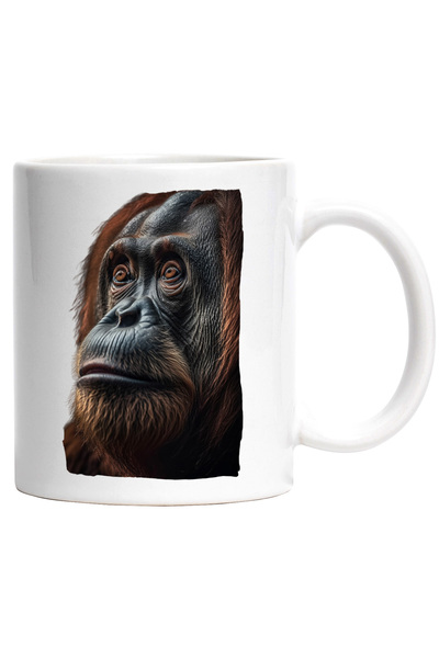 StoryGift Romania Cana Cu Portretul unei Maimute, Ochi Caprui, Animale, Jungl...