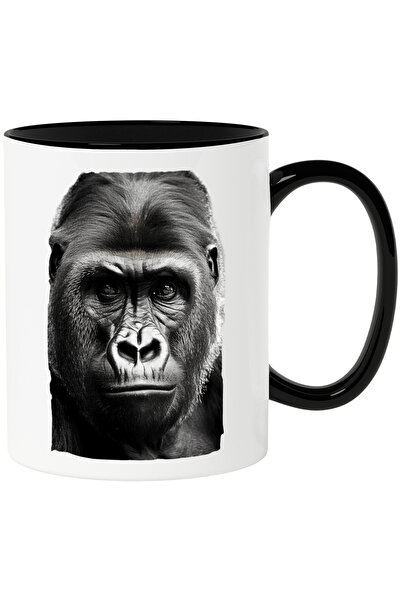 StoryGift Romania Cana Cu Portret exact Frontal Maimuta, Animale salbatice, J...