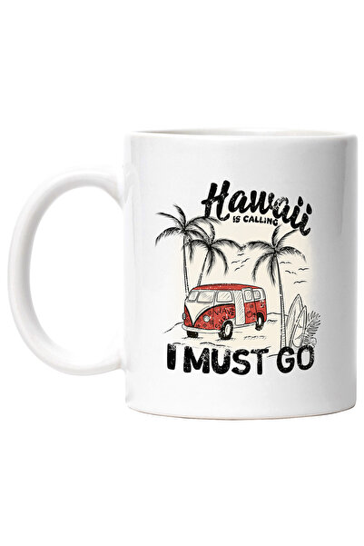 StoryGift Romania Cana cu mesajul "Hawaii is calling, I must go", vara, vacan...