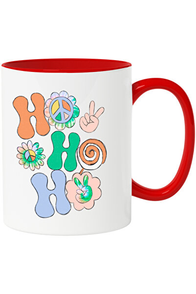 StoryGift Romania Cana cu mesajul "Ho, Ho, Ho", semnul pacii, semnul victorie...