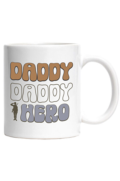 StoryGift Romania Cana cu o figura de soldat si textul "Daddy hero" - erou ta...