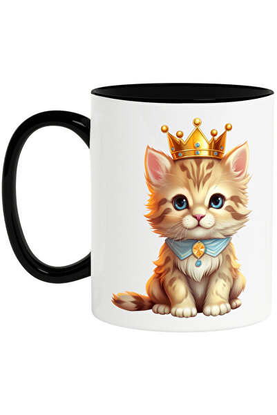 StoryGift Romania Cana cu o pisicuta cu coroana regala | vesela | jucausa | i...