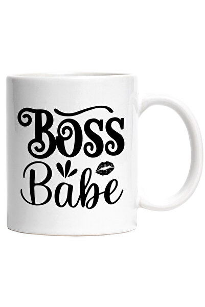StoryGift Romania Cana pentru o patroana iubita cu textul "Boss babe" - aface...
