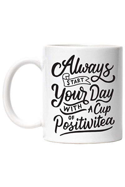 StoryGift Romania Mug With Motivational Message In English Always Start Your ...
