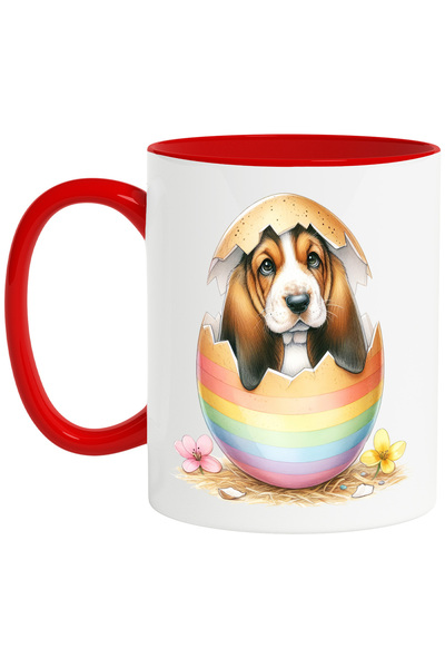 StoryGift Romania Cana cu un catel care iese dintr-un ou spart | ilustratie |...