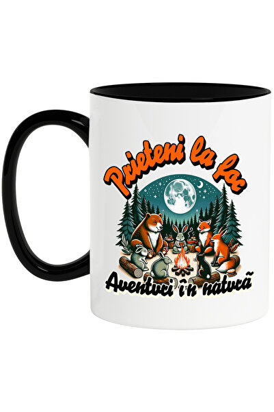 StoryGift Romania Cana Prieteni la foc. Aventuri în natura familie, 330ml, Ce...