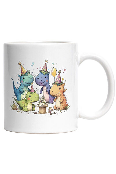 StoryGift Romania Cana cu mai multi dinozauri micuti | ilustratie | plante | ...