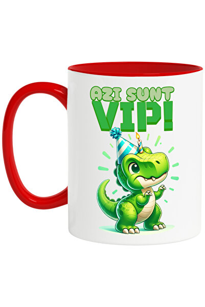 StoryGift Romania Cana Azi sunt VIP! Dinozaur sarbatorit vesel, zi aniversara...