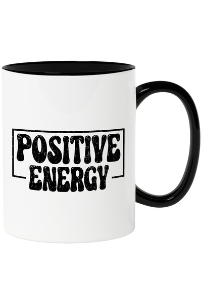 StoryGift Romania Cana cu textul "Positive energy" - energie pozitiva bunatat...