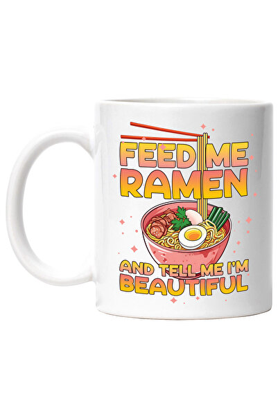 StoryGift Romania Cana cu ramen cu mesajul "Feed me ramen and tell me I'm bea...