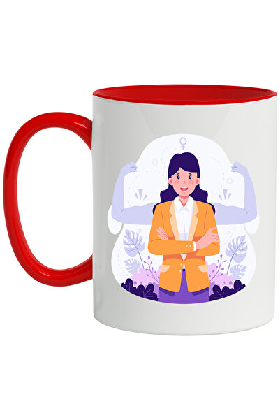 StoryGift Romania Cana Cu Femeie, Costum, Muschi, Plante, Multicolor 330 ml, ...