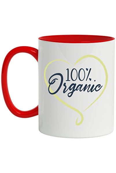 StoryGift Romania Cana Cu Mesaj 100% Organic, Inima, Procentaj, Natural, Mult...